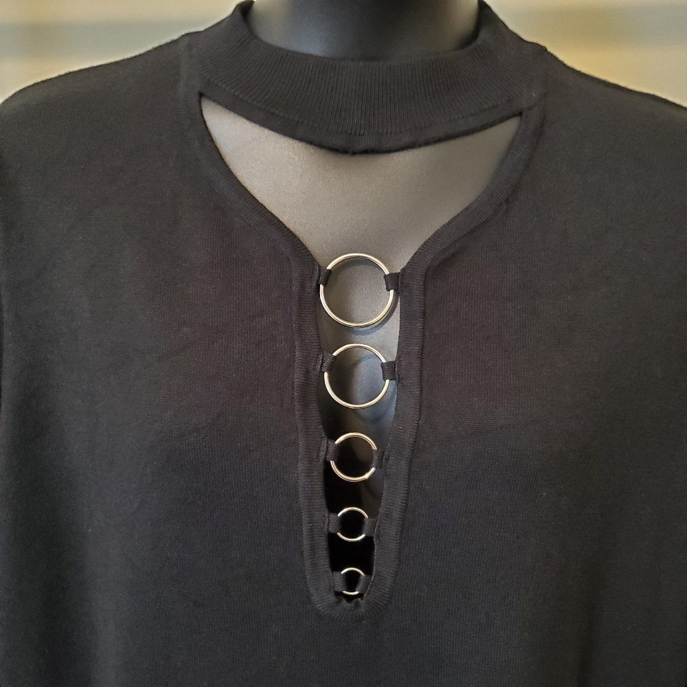 Ashley Stewart Ring Cutout Sweater Sz 22/24